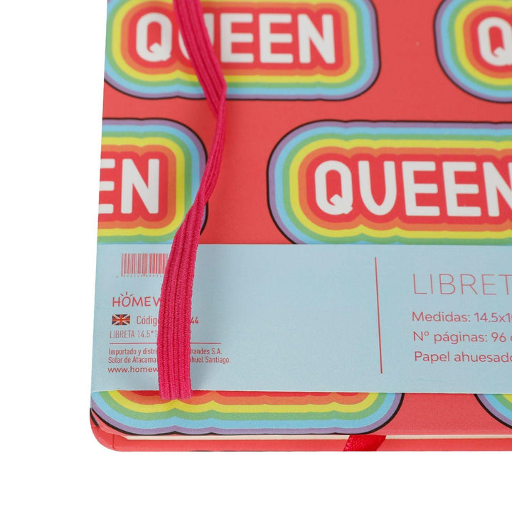 Libreta Tapa Dura Rayada Queen 14.5x10.5cm (96 pag)