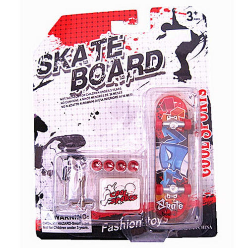 Set De Patineta Para Dedos Multicolor Con Accesorios