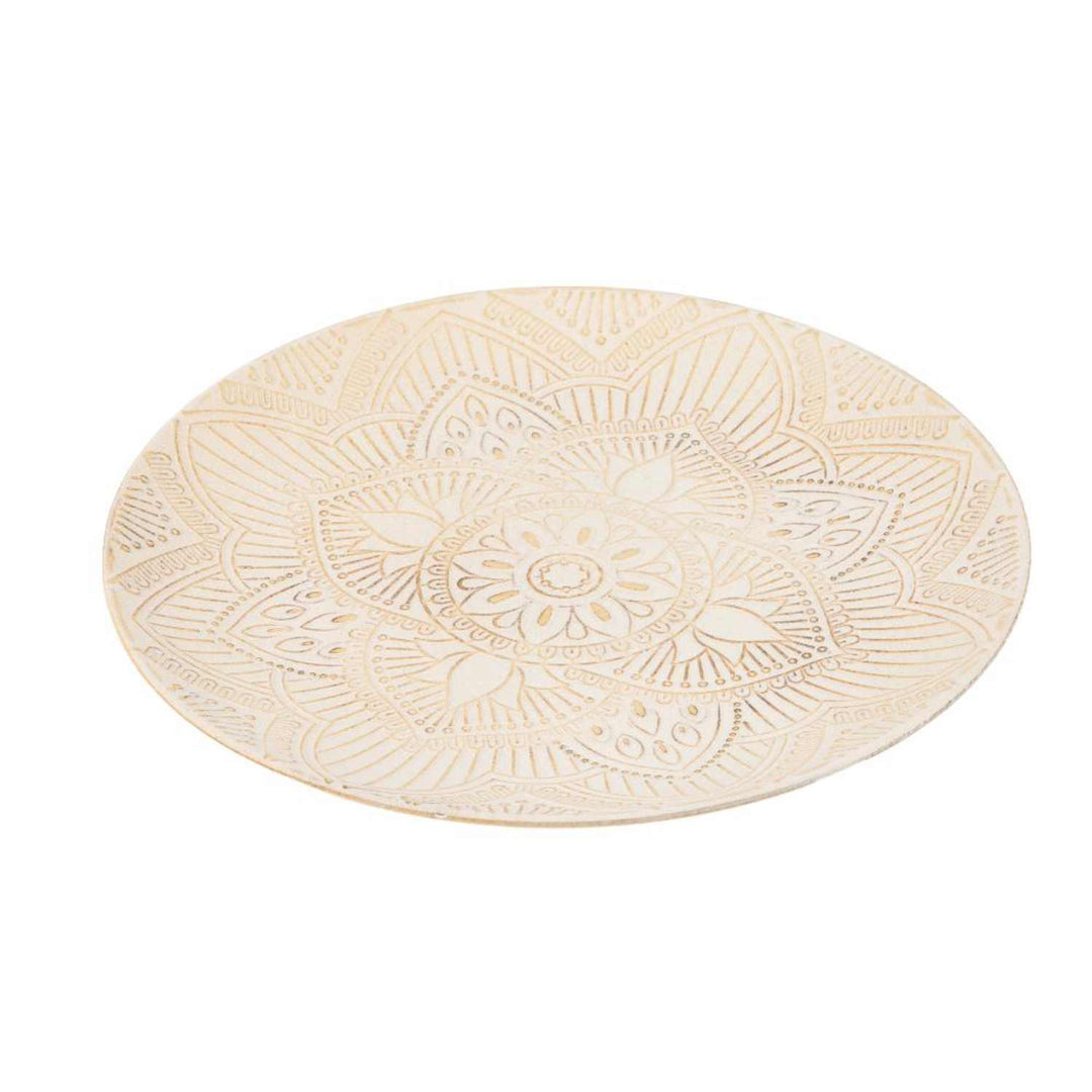 Bandeja MDF Redonda 30 Cm Diseño Mandala