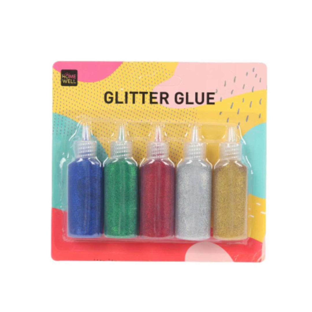 Set Pegamento Brillante Glitter 5 Unidades 23x16cm