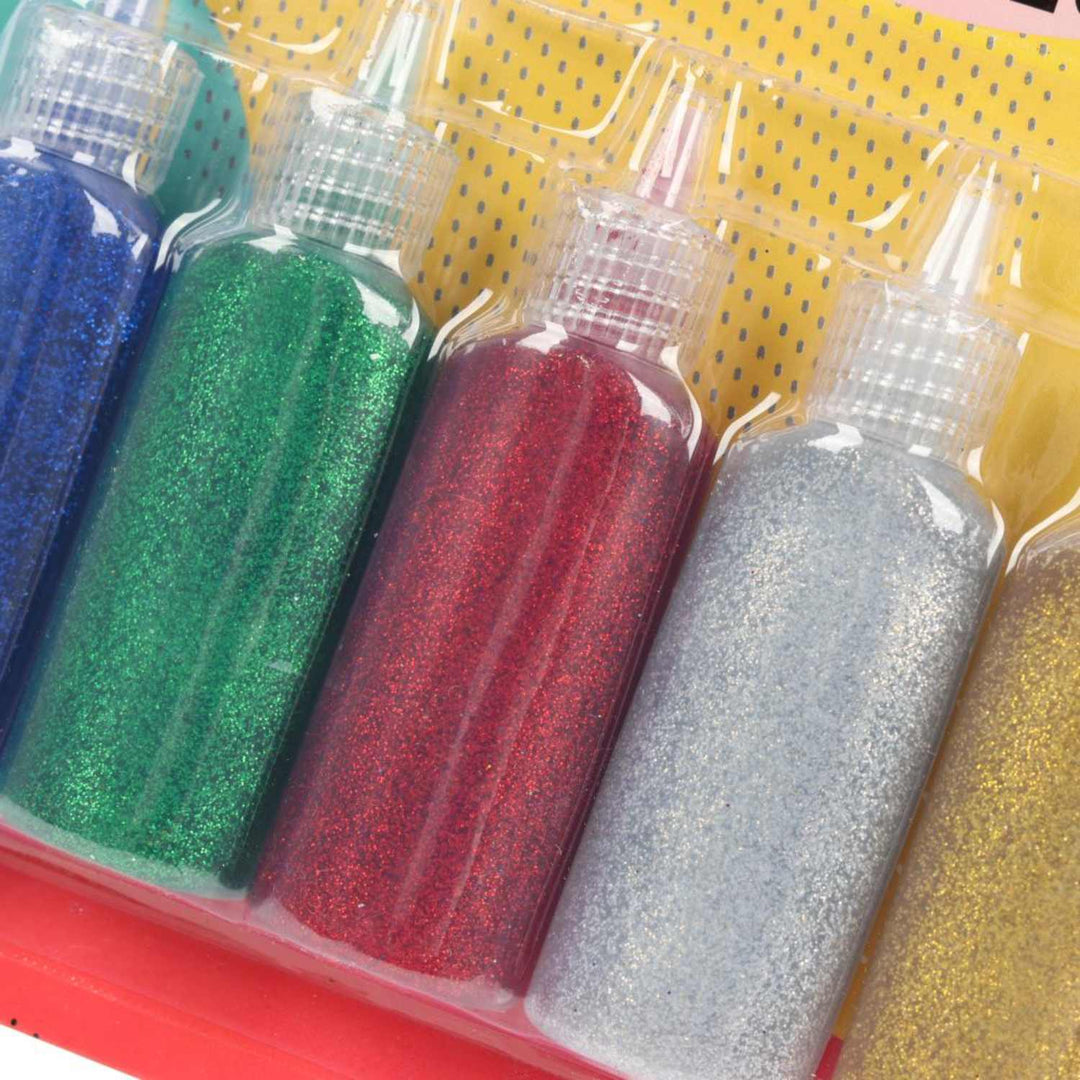 Set Pegamento Brillante Glitter 5 Unidades 23x16cm