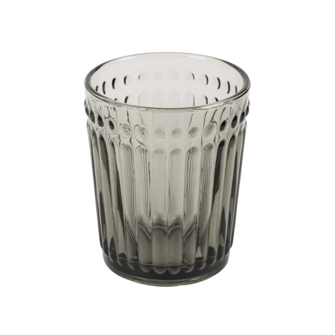 Vaso Vidrio Color Girs Humo 8x10cm