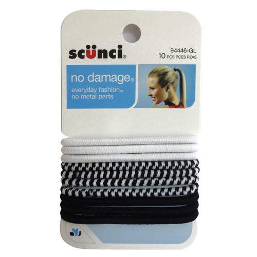 Elásticos Scünci No Damage *10 B&W