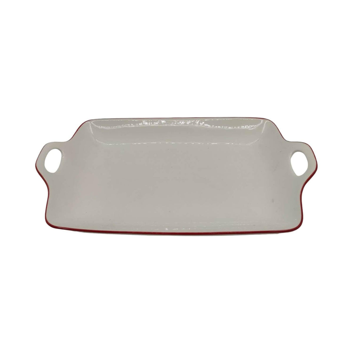 Bandeja Rectangular Blanco 32x19x5cm - Default Title