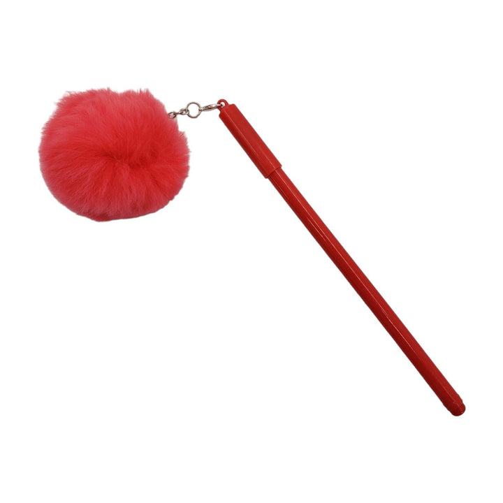 Lapiz Gel Pompom Rojo