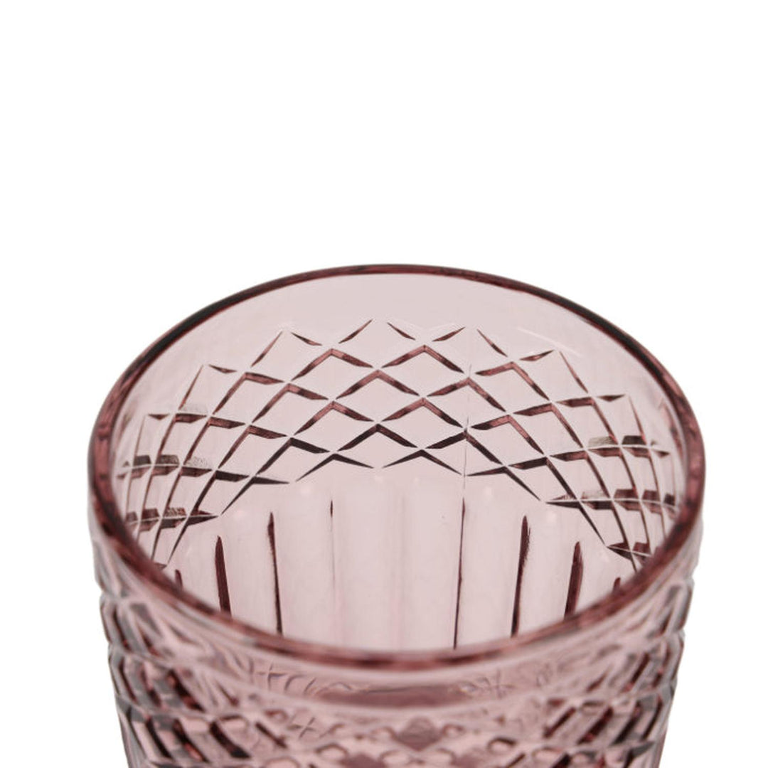 Set 6 vasos vidrio Rosado 300ml