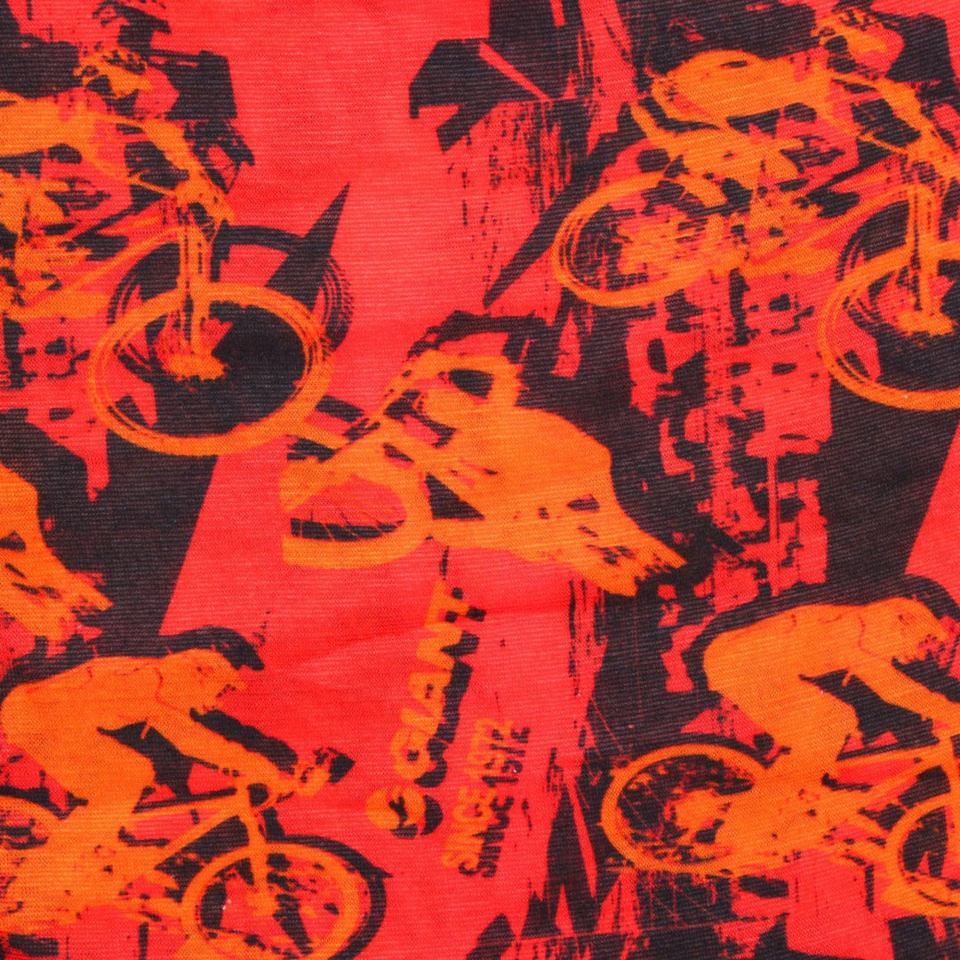 Bandana Diseño Rojo Ciclista 24x48cm