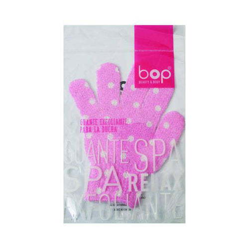 Guante Exfoliante Rosado Bop Tratamiento Spa