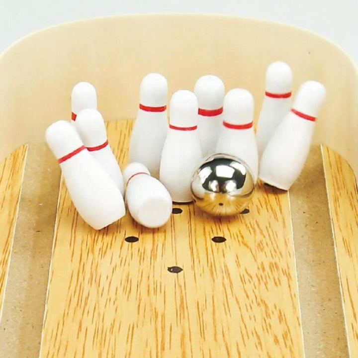 Mini Bowling de Madera 30 x 10 x 1.2 cm