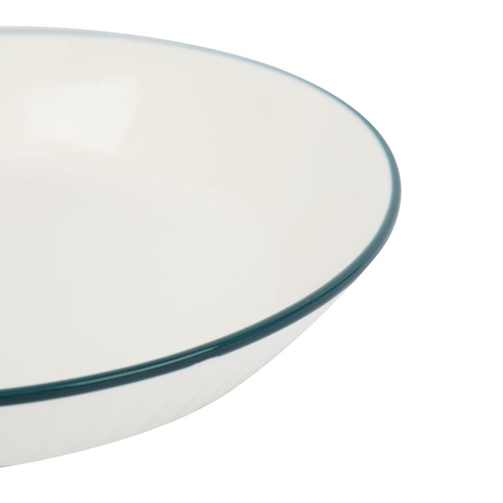 Plato Loza Blanco Redondo 17.8cm