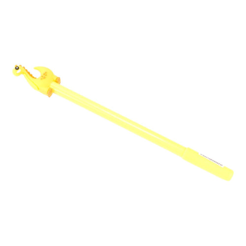 Lapiz Pasta Dinosaurio  Amarillo 18cm