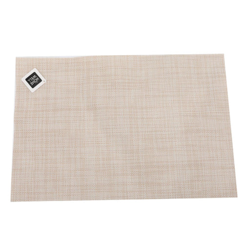 Individual Tejido de Plástico Beige 30x45cm
