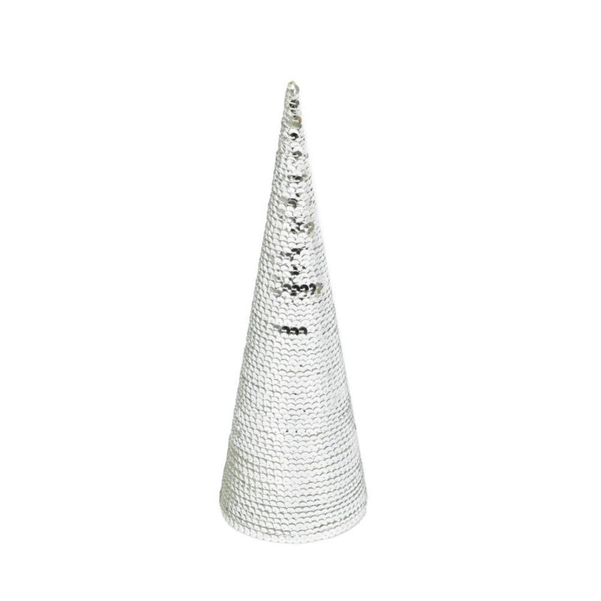 Adorno Árbol Decorativo Plateado 30 cm