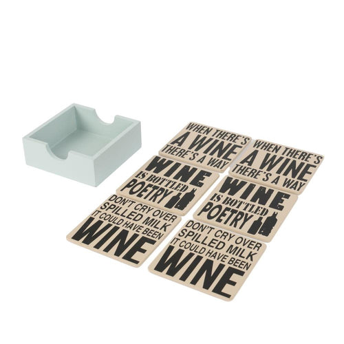 Set de Portavasos y Cenicero Wine & Options