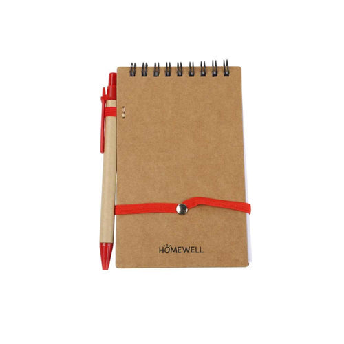 Libreta 50H Bolígrafo Rojo