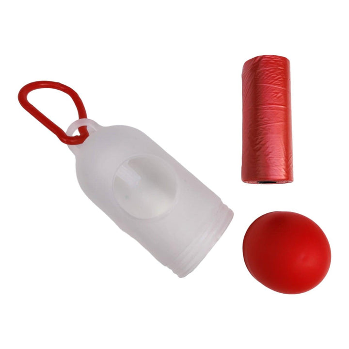 Dispensador Capsula de Bolsas Mascota Rojo