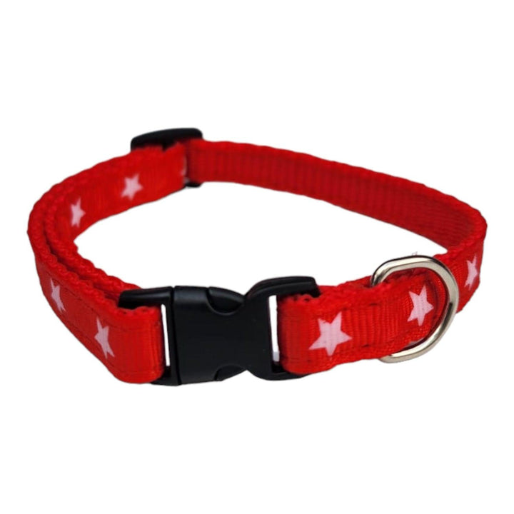 Collar Estrellas Rojo Mascotas 35cm