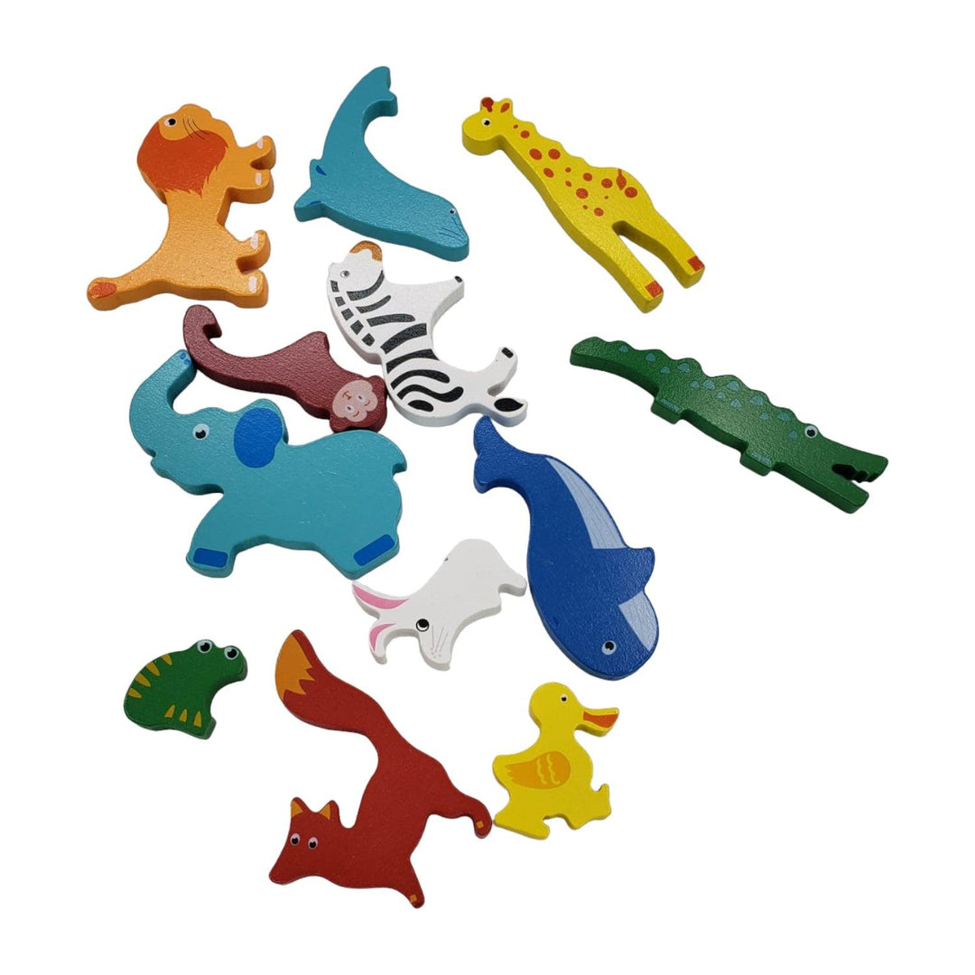 Puzzle Relieve Animales Salvajes 17*17cm