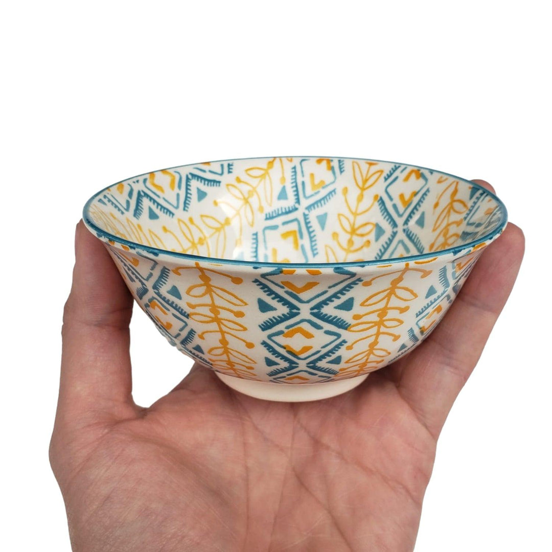 Bowl Pocillo Loza Turquesa 12x6.5cm