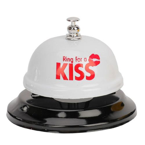 Campanilla de Mesa Blanca Kiss