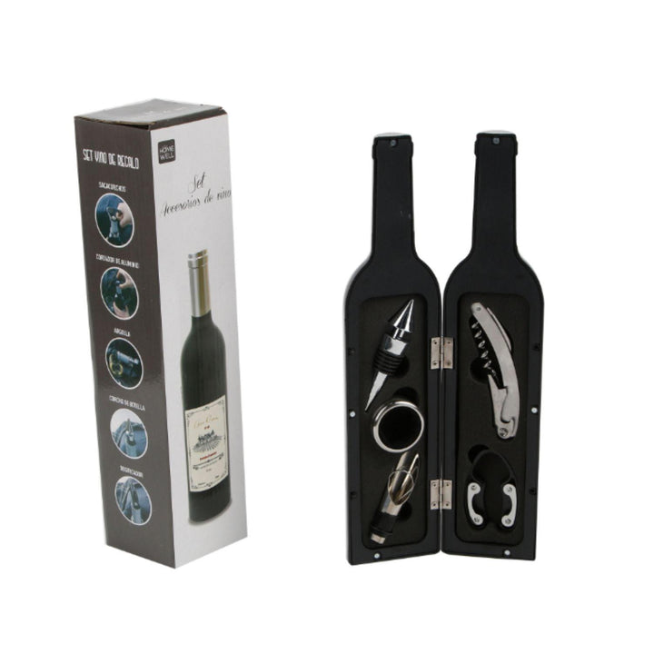 Set Accesorios para Vino Diseño Botella (5u)