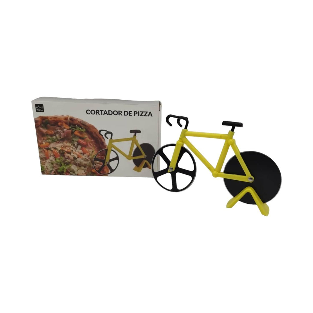 Cortador Pizza Bicicleta Amarilla