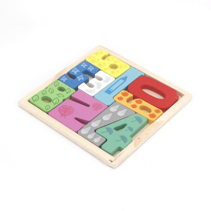 Puzzle Relieve 17*17cm Numeros