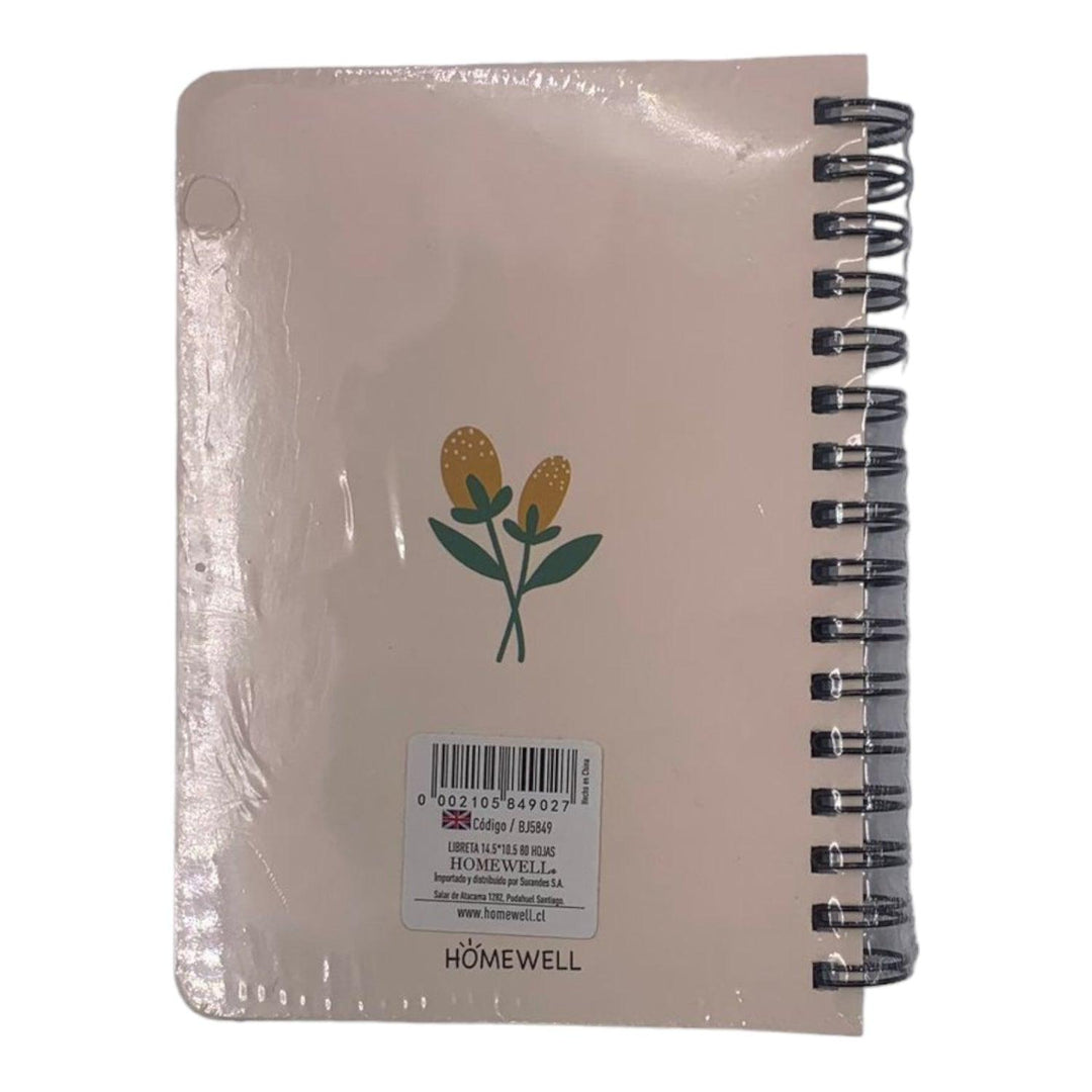 Libreta Piel 14.5*10.5 80 hojas