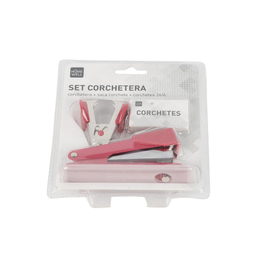 Set de Corchetera con Corchetes y Destapador