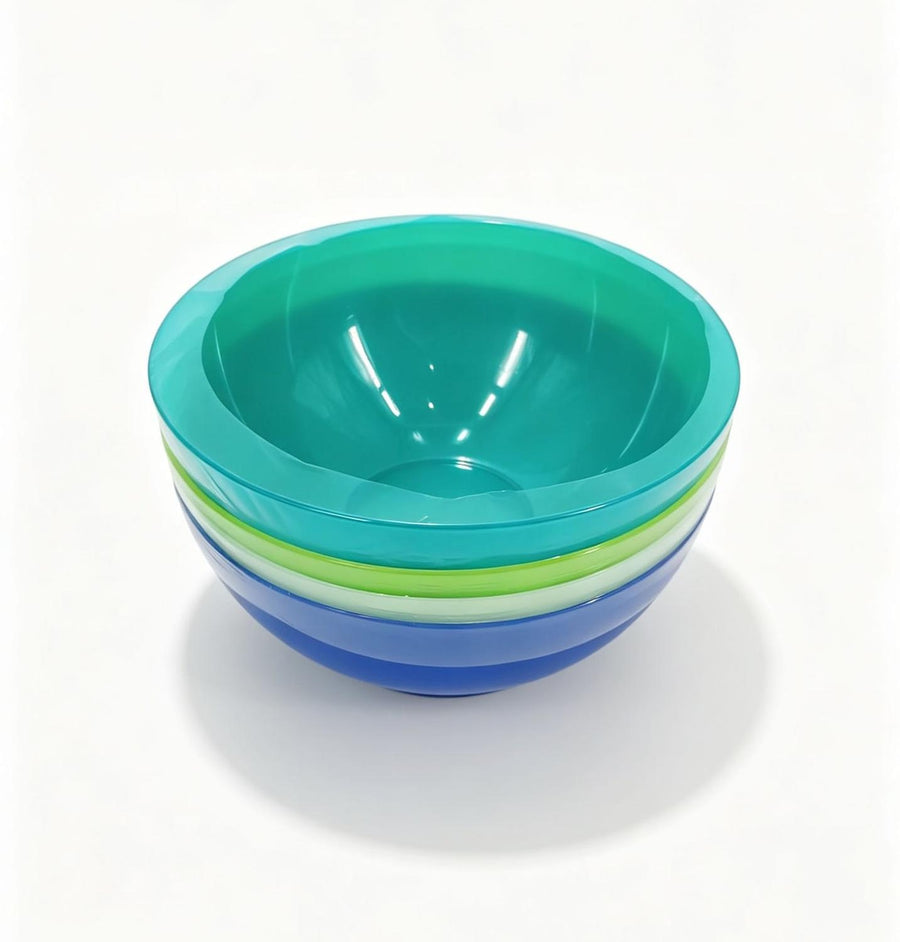 Set 4 Bowls de Plástico Colores 900 ml