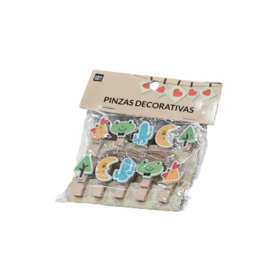 Set Pinzas Decorativas