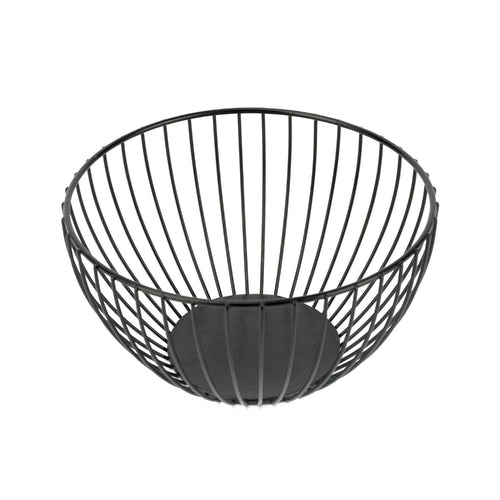 Canasto de Metal Negro 20x20x12cm