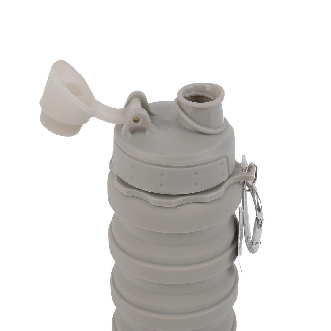 Termo Plegable Silicona Gris 500ml