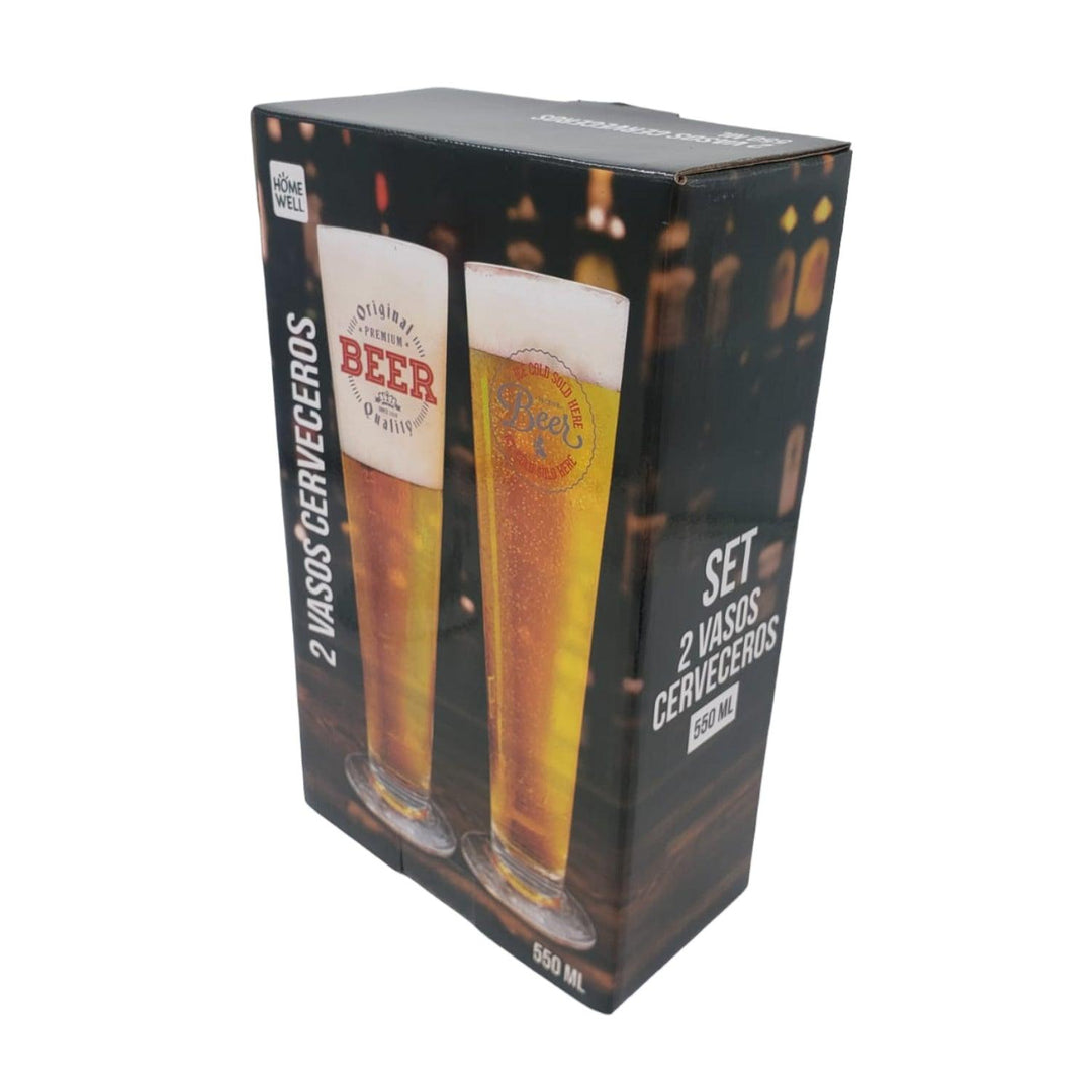 Set de Vasos Cerveceros 550ml (2u)