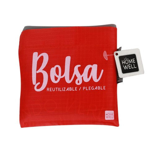 Bolsa Plegable Roja