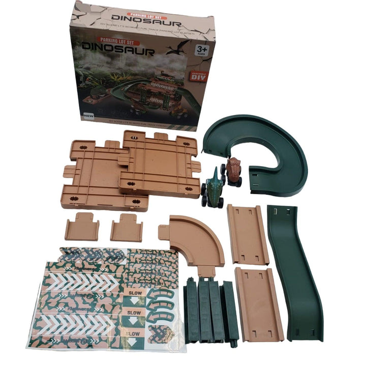 Pista autos dinosaurios 17 PCS