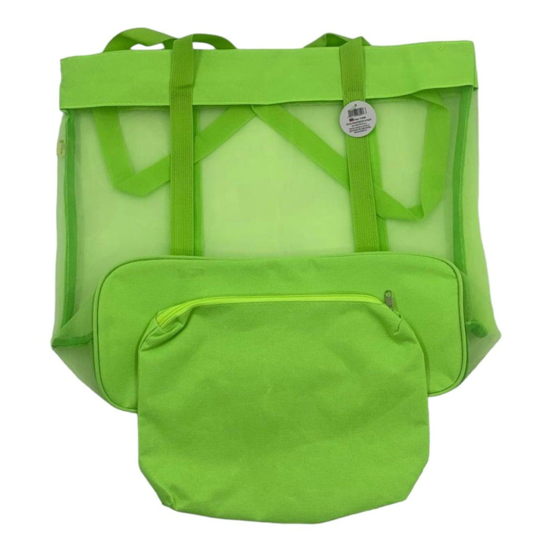 Bolsa transparente Verde 46*36 cm