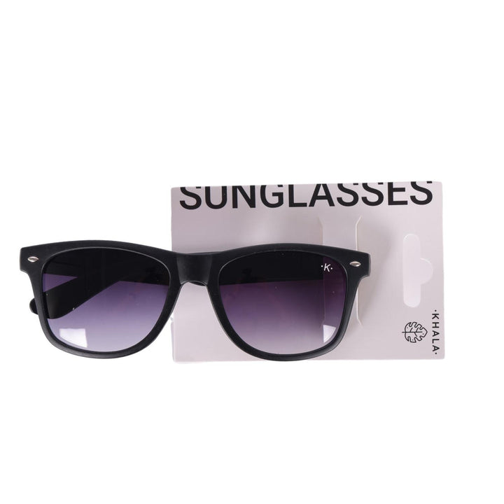 Lentes De Sol Wayfarer Negro transparente Uv400