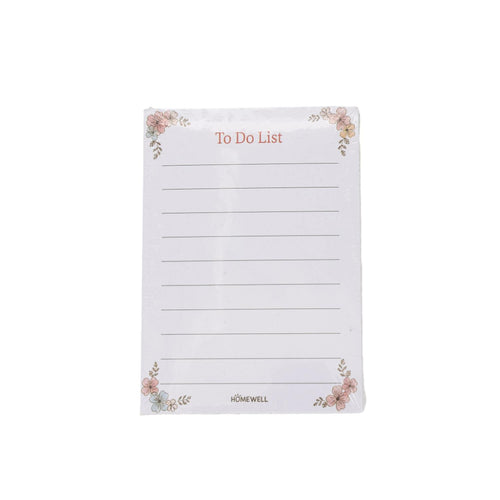Libreta To Do List Flowers