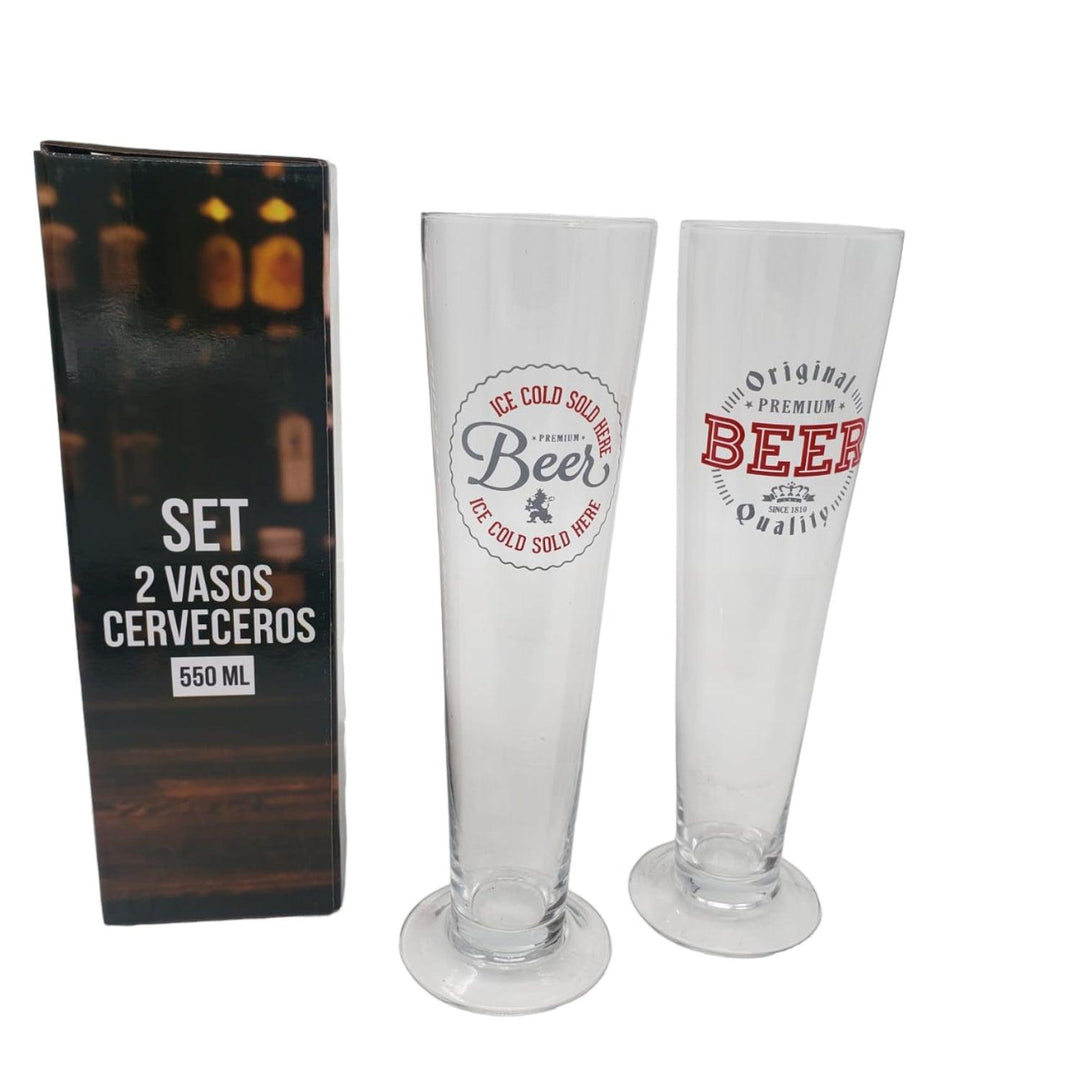 Set de Vasos Cerveceros 550ml (2u)