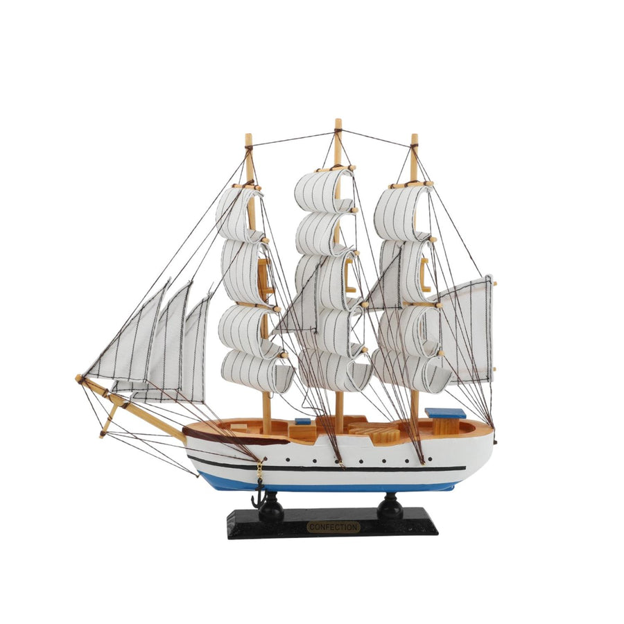 Barco Decorativo de Madera