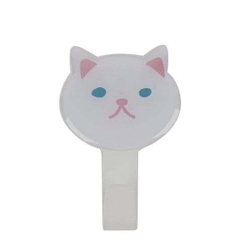 Perchero Diseño Gato Blanco 13x8x3cm