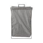 Canasto Plegable Gris 54x36x26cm