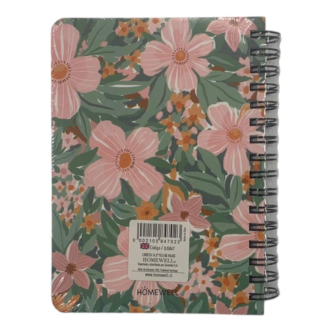 Libreta Verde14.5*10.5 80 hojas