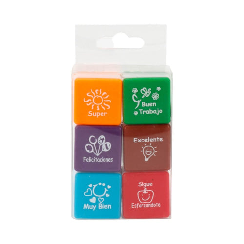 Set Sellos Rosado 6PCS