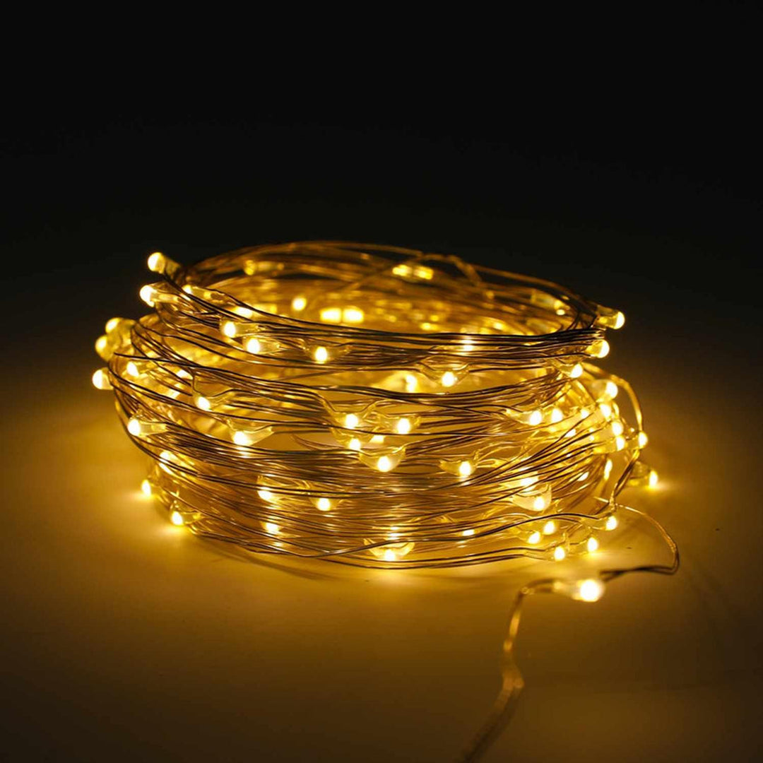 Luces Decorativas LED Blancas de Navidad 100 LED 10m