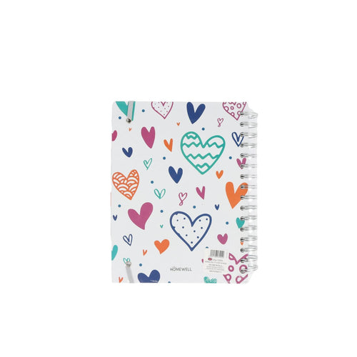 Agenda corazones 2024 21*14.5cm 140 hojas