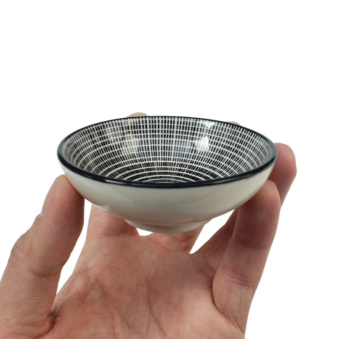 Pocillo Bowl Loza Negro 8x3cm