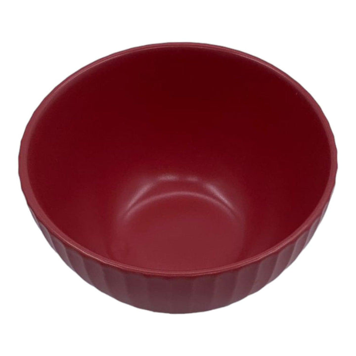 Bowl Redondo Diseño Rojo 10*6Cm